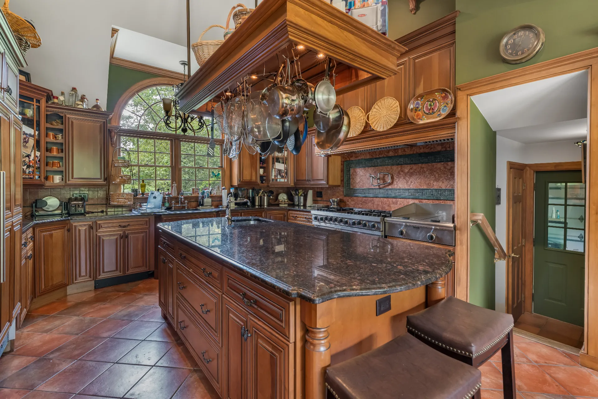 A bright, empty interior room in a New Jersey house, photographed during an appraisal inspection